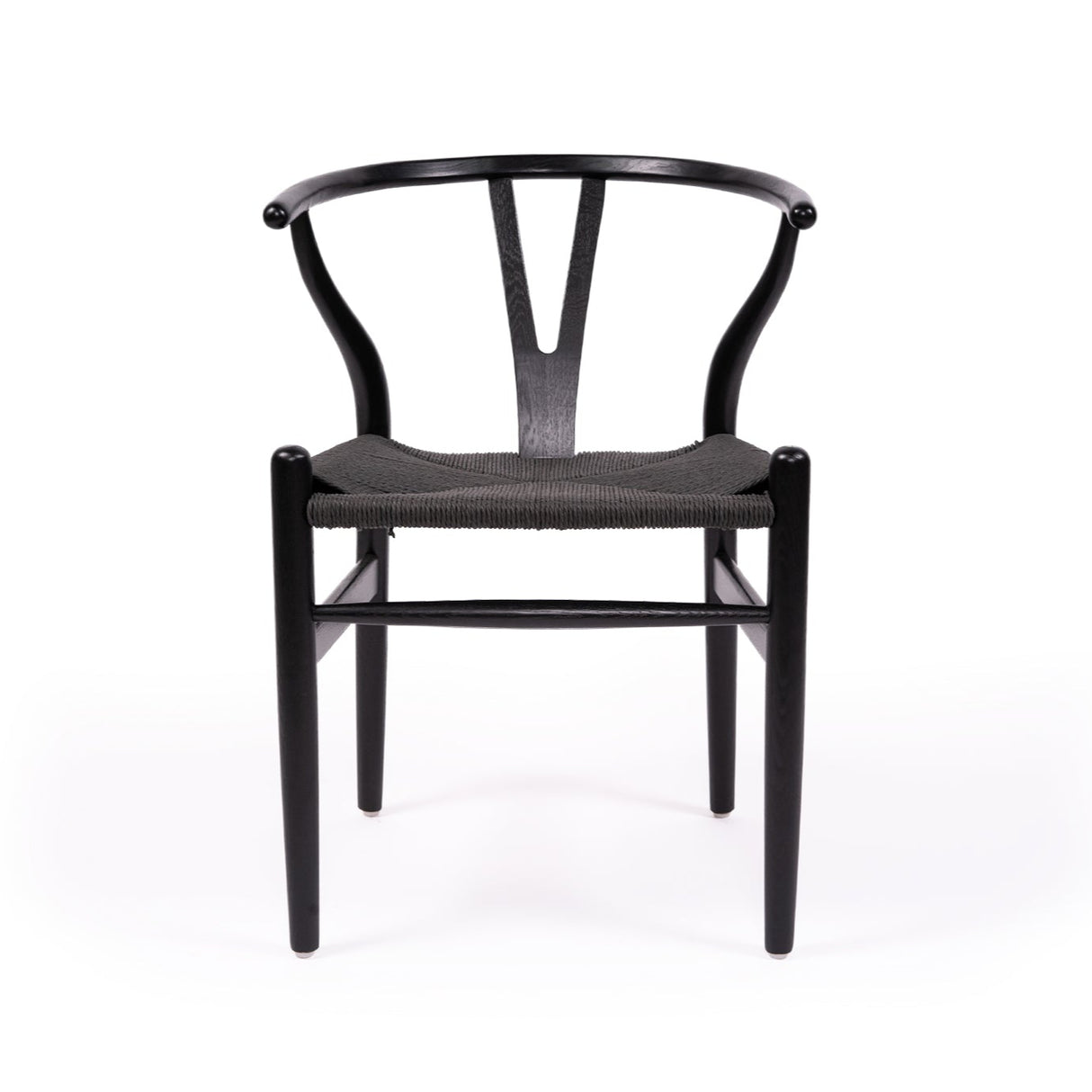 Willow Designer Revere Natural Oak Chair - Black on Black