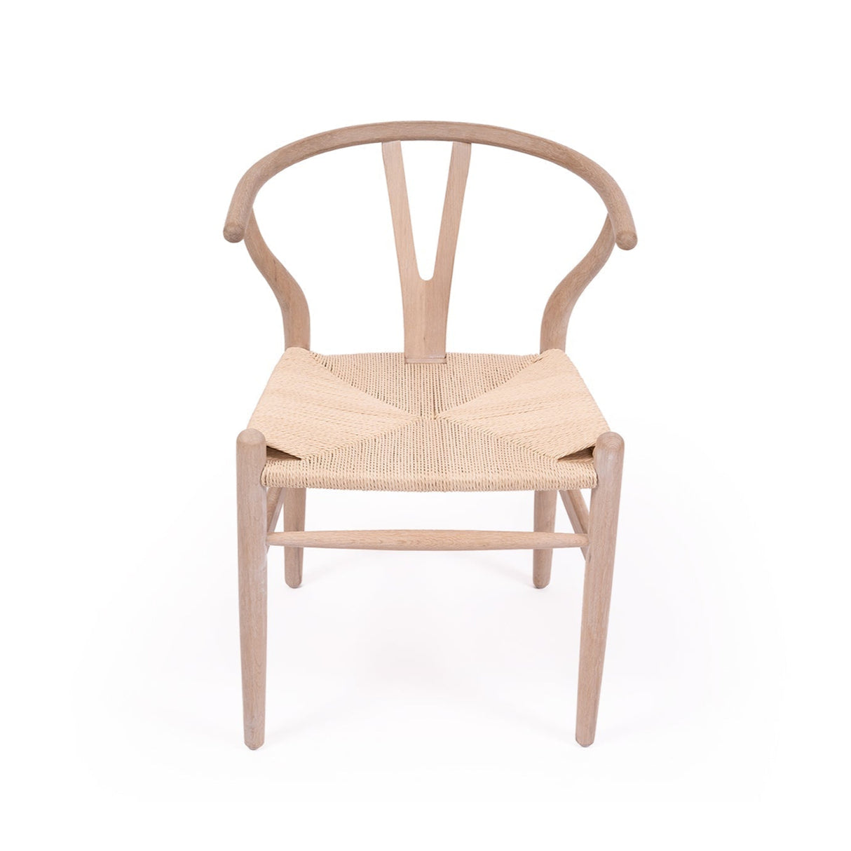 Willow Designer Revere Natural Oak Chair - White Coastal Oak