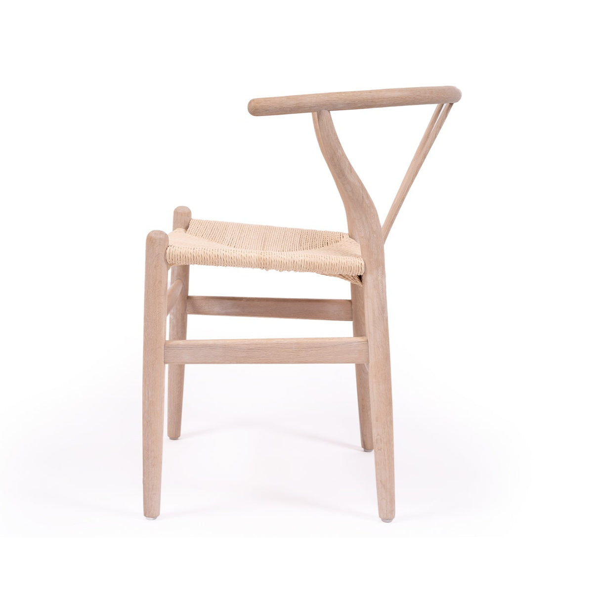 Willow Designer Revere Natural Oak Chair - White Coastal Oak