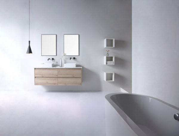 Aulic MACLEOD Black&White Ceramic Basin (Square: 360x360x120)