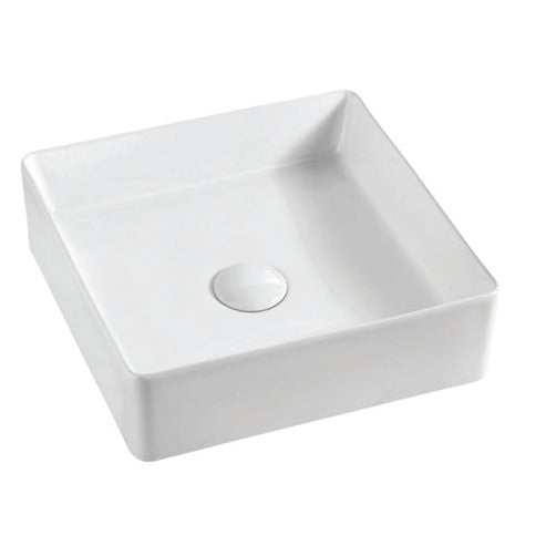Aulic MACLEOD White Ceramic Basin (Square: 360x360x120)