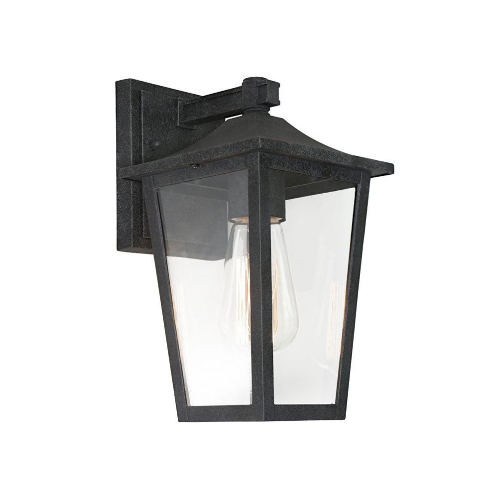 York 1 Light Wall Light Old Bronze IP43