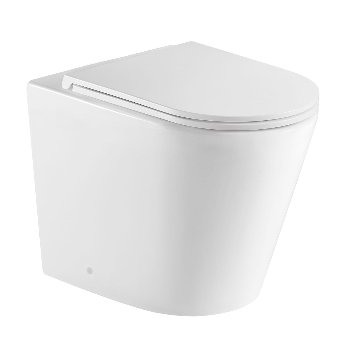 Berlin99 Wall-Faced Floor Pan Toilet (Matte White)