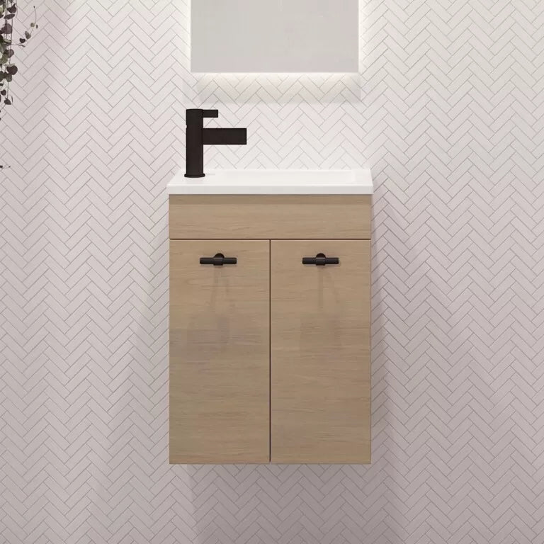Timberline ENSUITE Single Bowl Wall Hung Vanity (All Sizes)