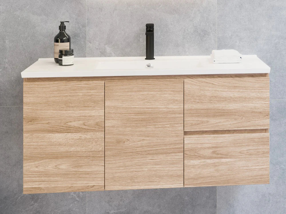 Timberline FLORIDA ENSUITE Single Bowl Wall Hung Vanity (All Size)