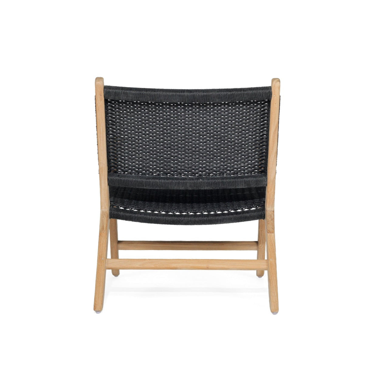 Zane Accent Arm Chair – Black (Close Weave) - 0.72m