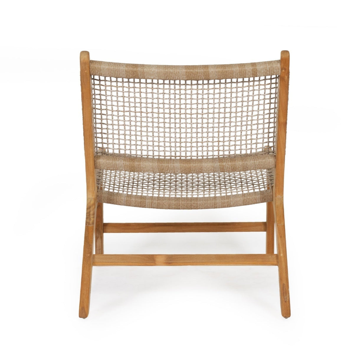 Zane Accent Teak Chair – Washed Grey