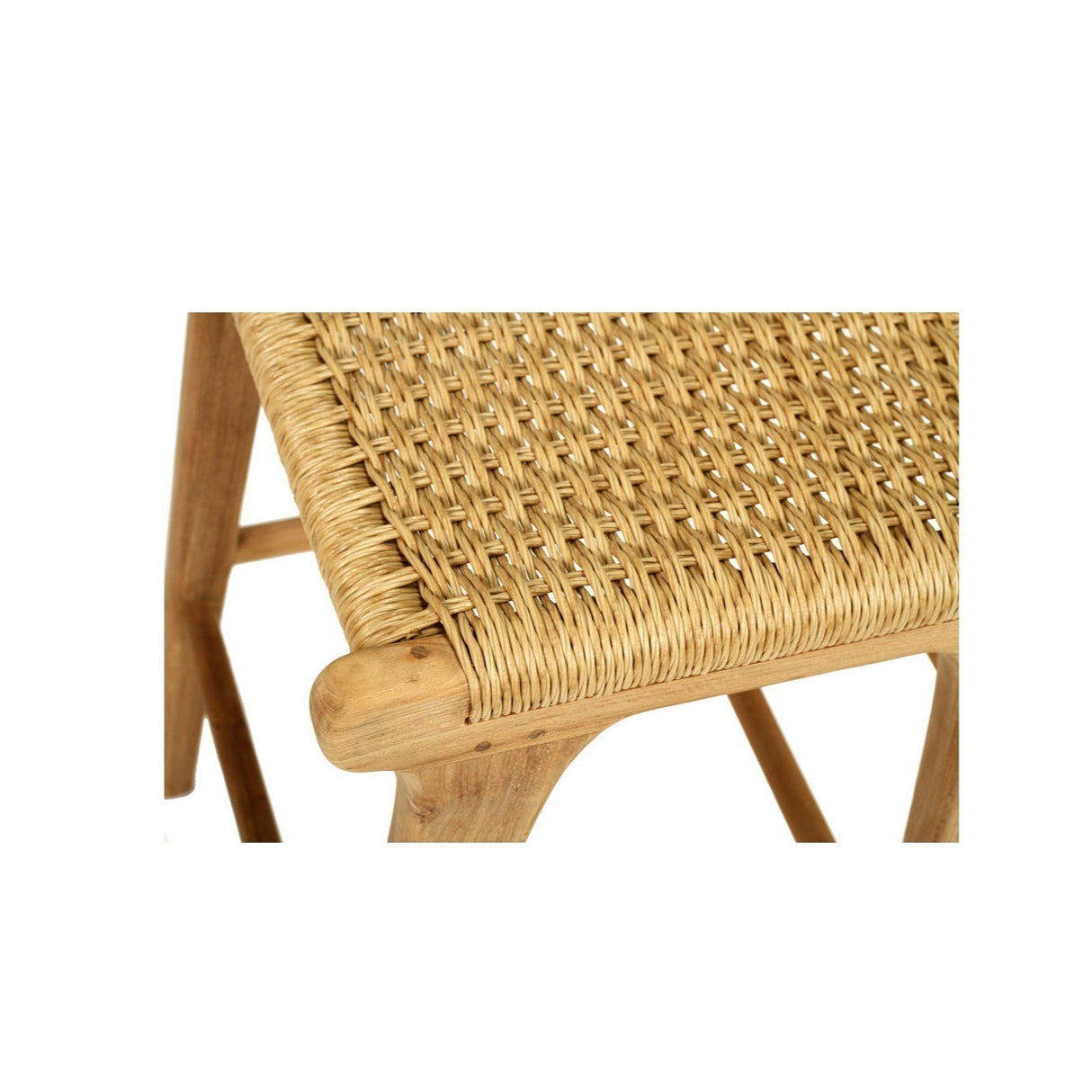 Zane Backless Counter Stool 0.68m – Sand (Close Weave)