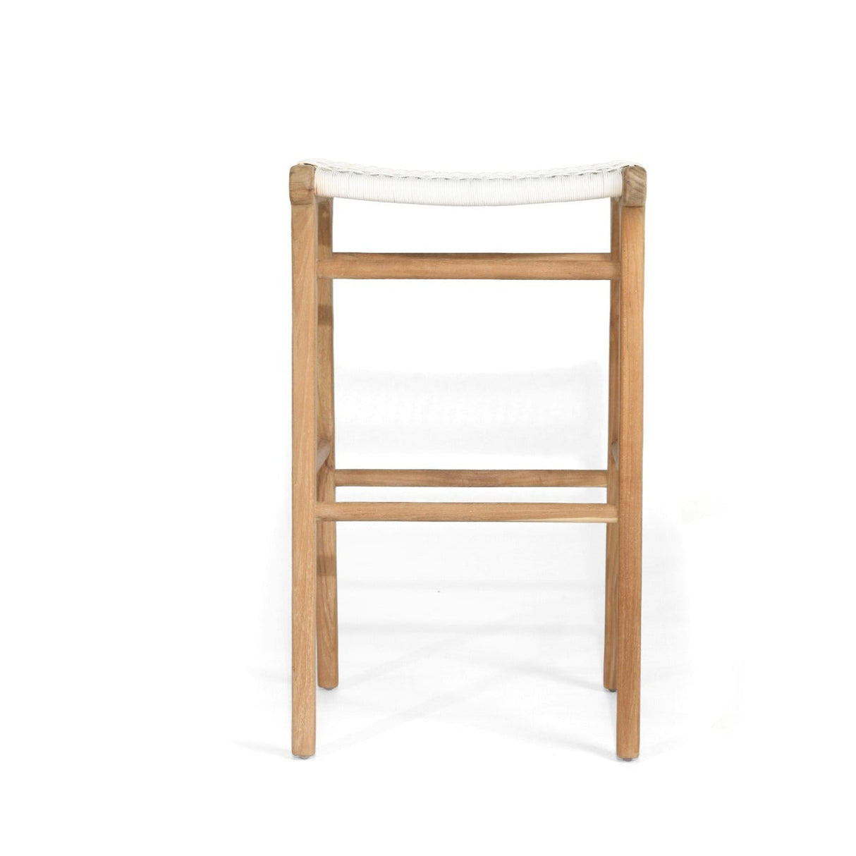 Zane Backless Teak Bar Stool - Whitley - 0.78m