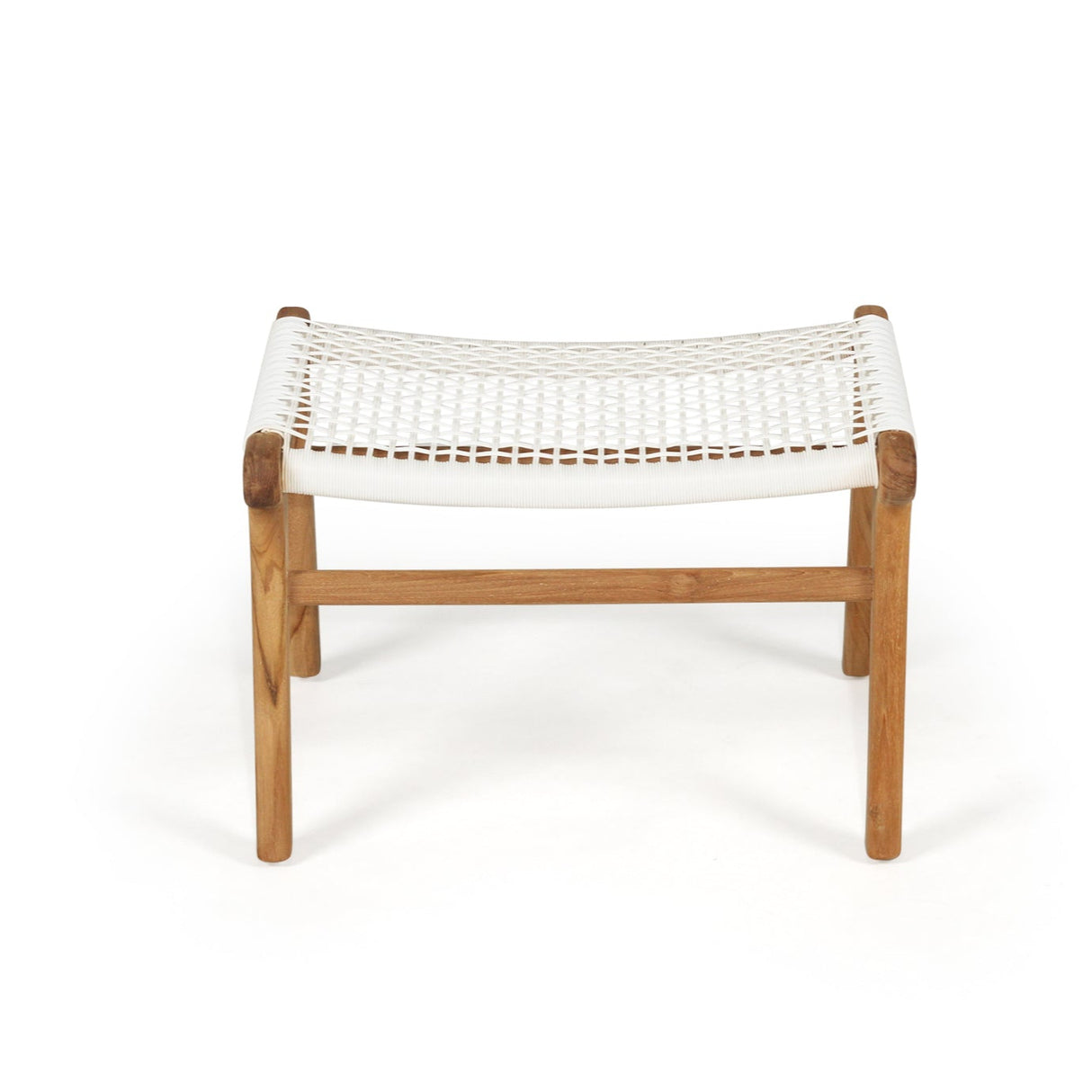 Zane Teak Lazy Chair Ottoman – Whitley - 0.4m