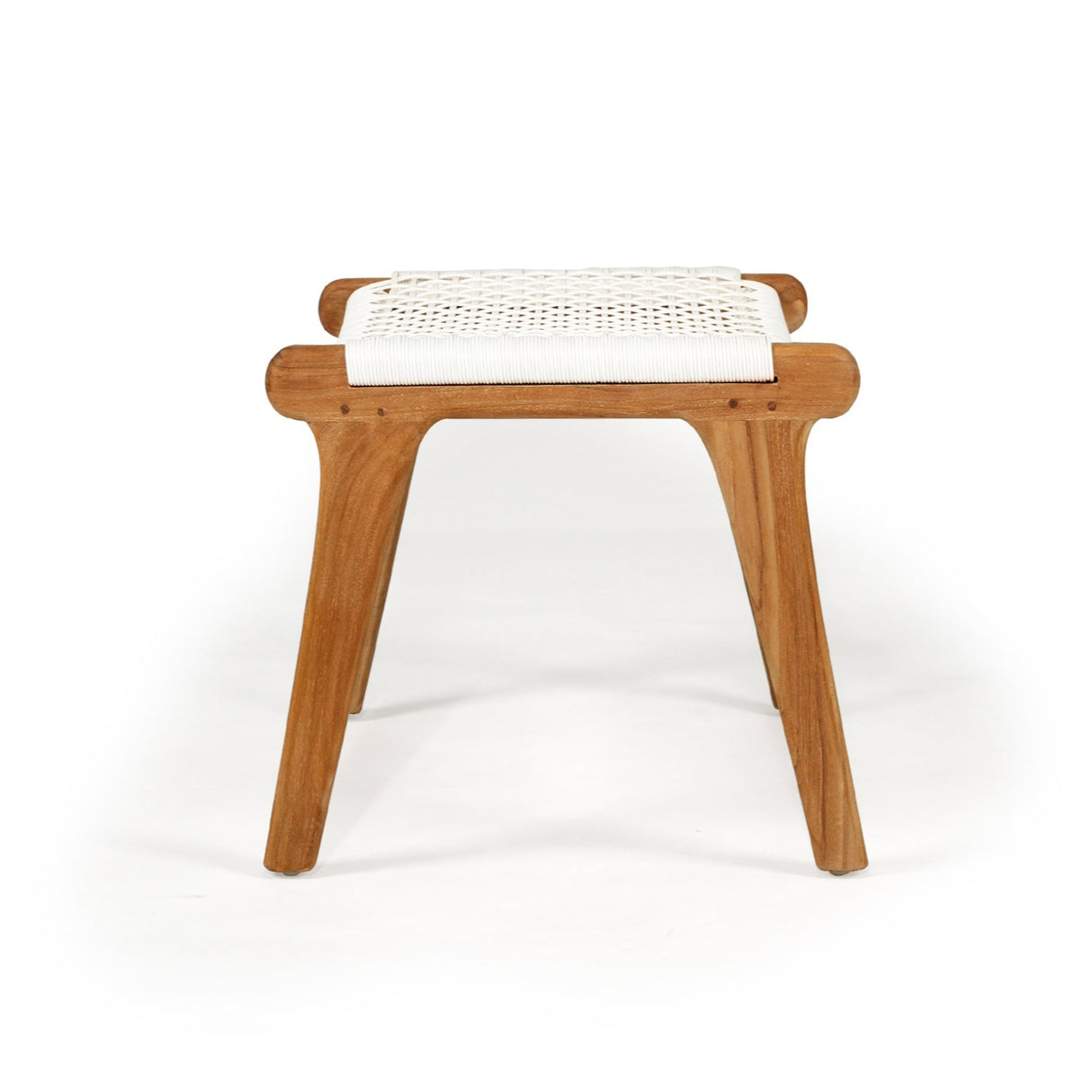 Zane Teak Lazy Chair Ottoman – Whitley - 0.4m