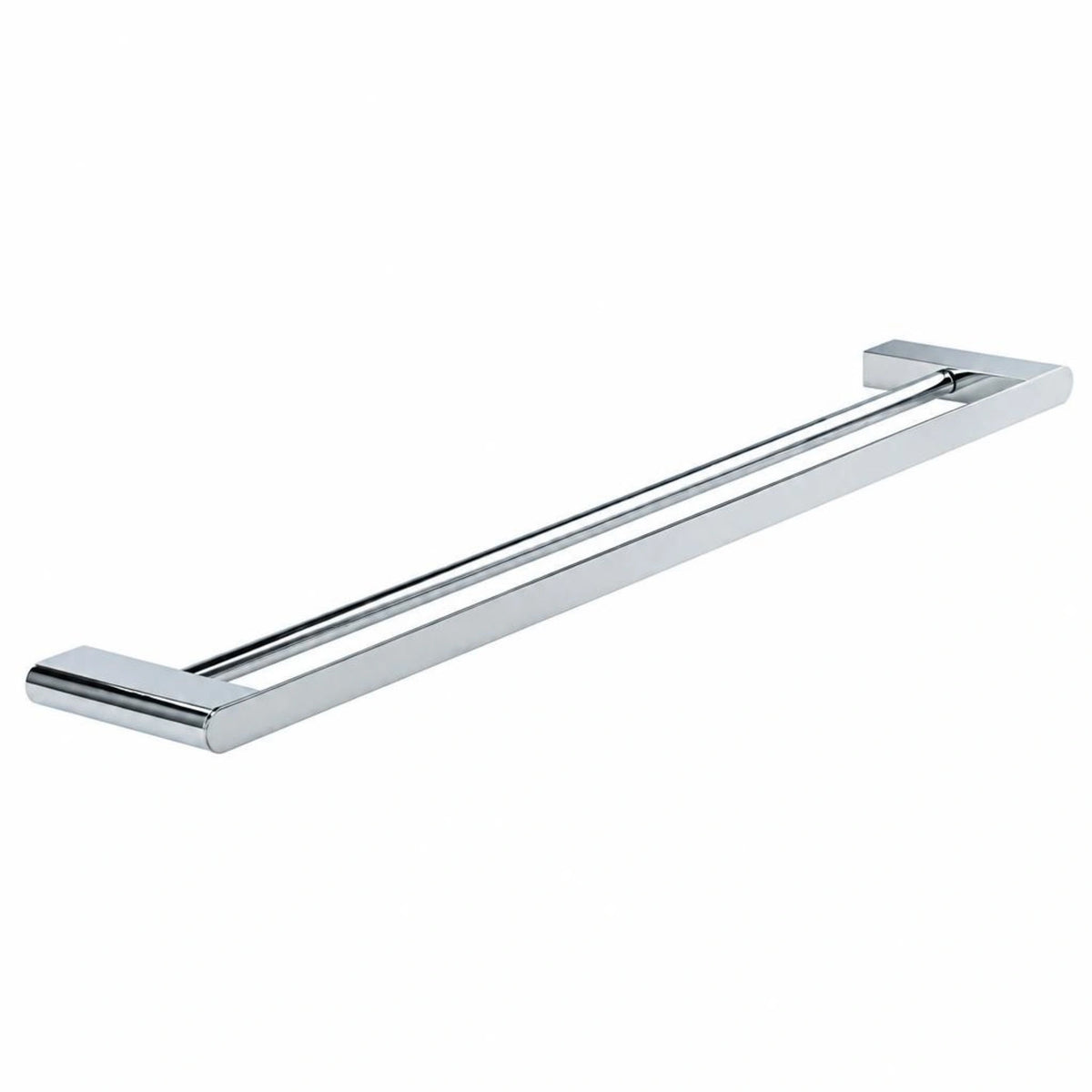 ZEVIO Double Towel Rail (600mm) - Chrome