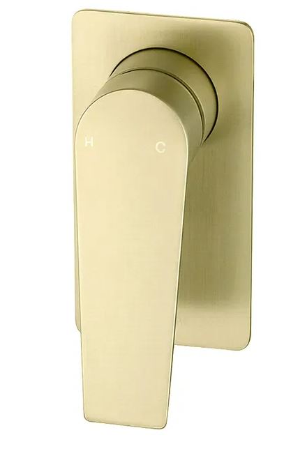 ZEVIO Shower/Wall Mixer - Brushed Gold