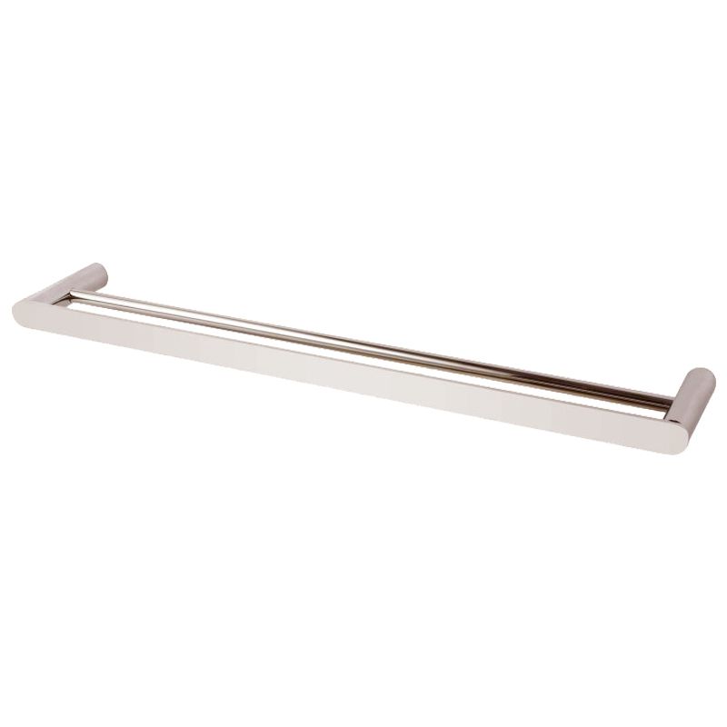 Esperia Double Towel Rail 800mm - Brushed Nickel
