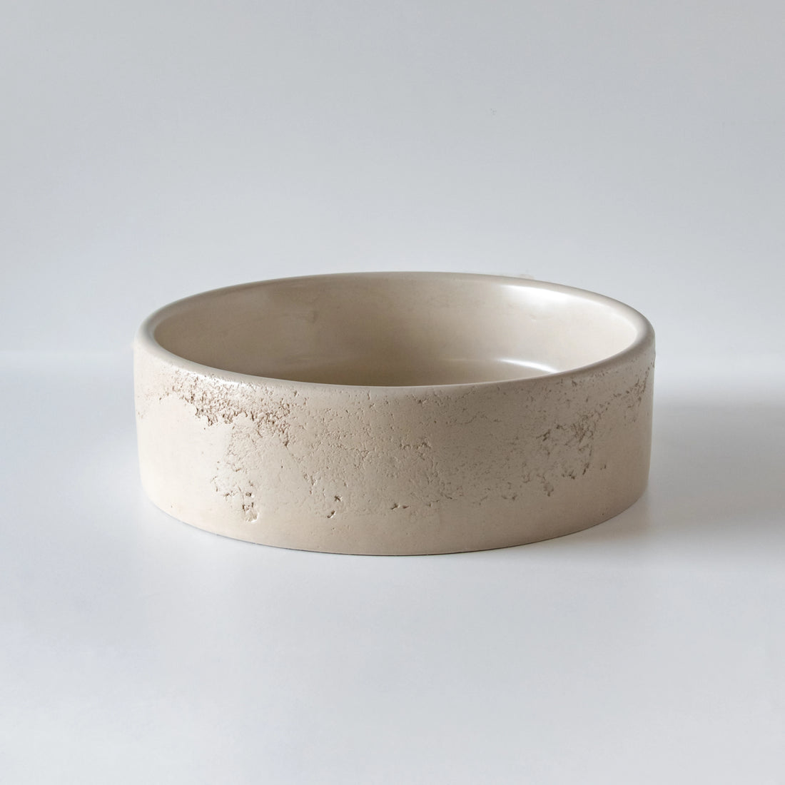 Sticks & Stone Concrete Round Textured Basin