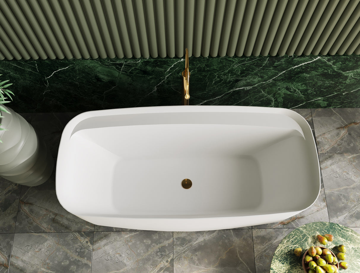 TERRICCIO Freestanding Bathtub Overflow 1700MM/1500MM