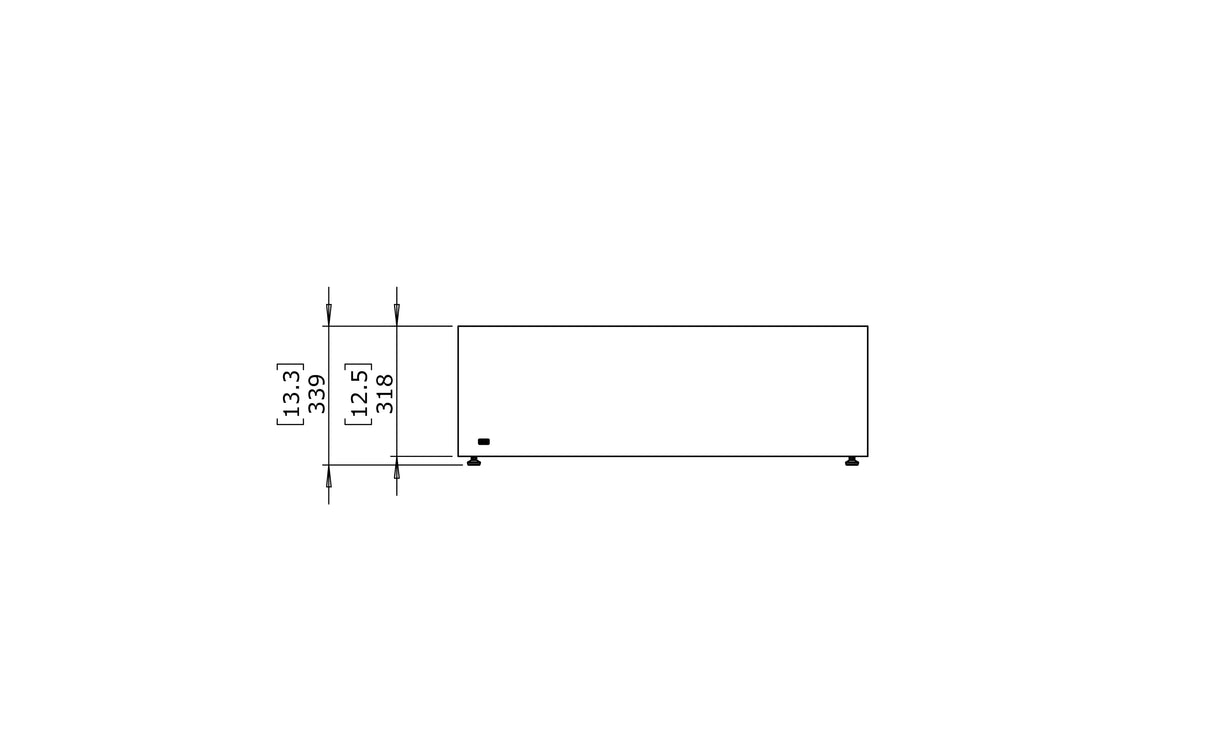 EcoSmart BLOC 40 Concrete Coffee Table (Bloc L4)
