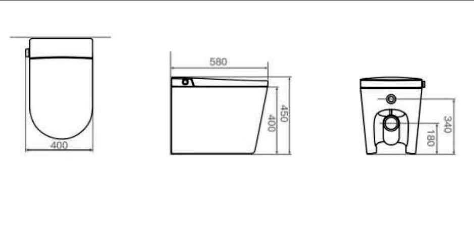 KOHLER Modena Wall Faced Intelligent Toilet