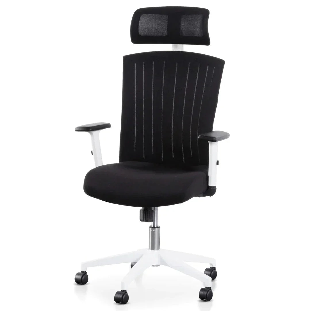 Calibre COC6208-LF Office Chair - Black and White