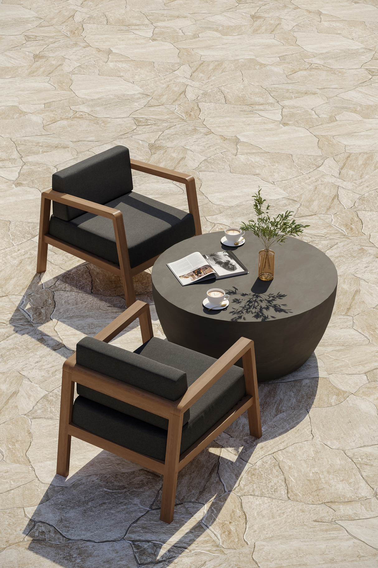 EcoSmart CURV 30/40 Concrete Coffee Table