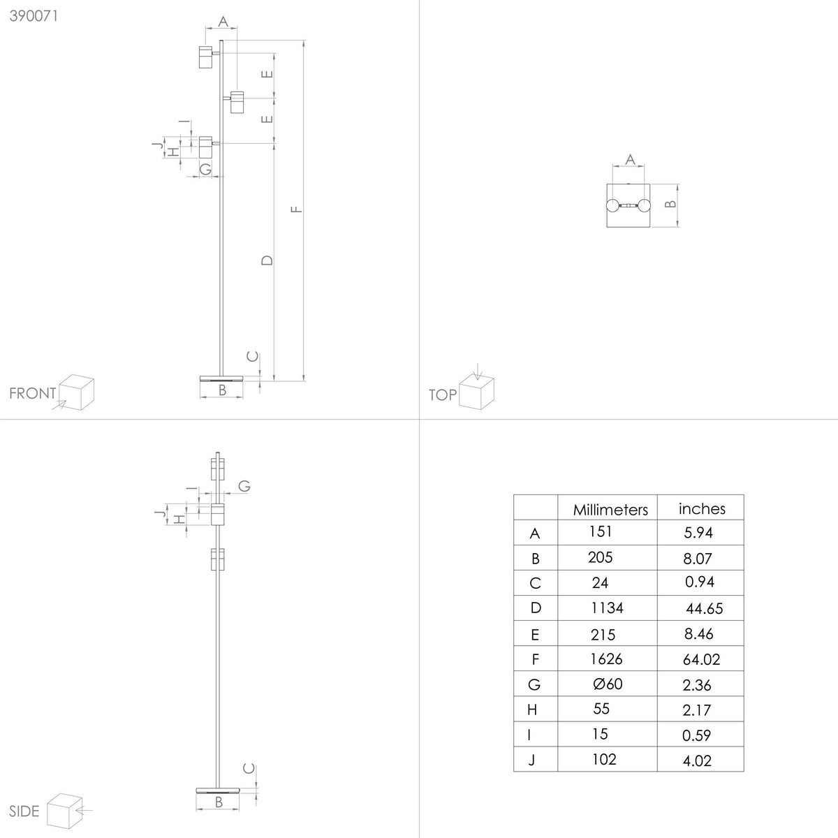 CARTAGENA floor lamp - Clearance