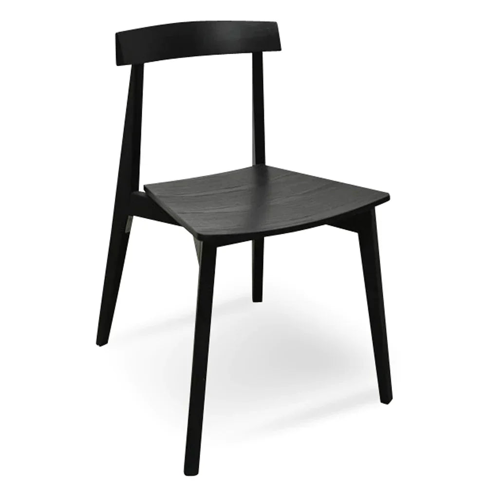 Calibre CDC2422-DR Dining Chair - Black Wood