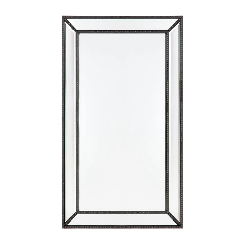 Zeta Wall Mirror - Medium Black