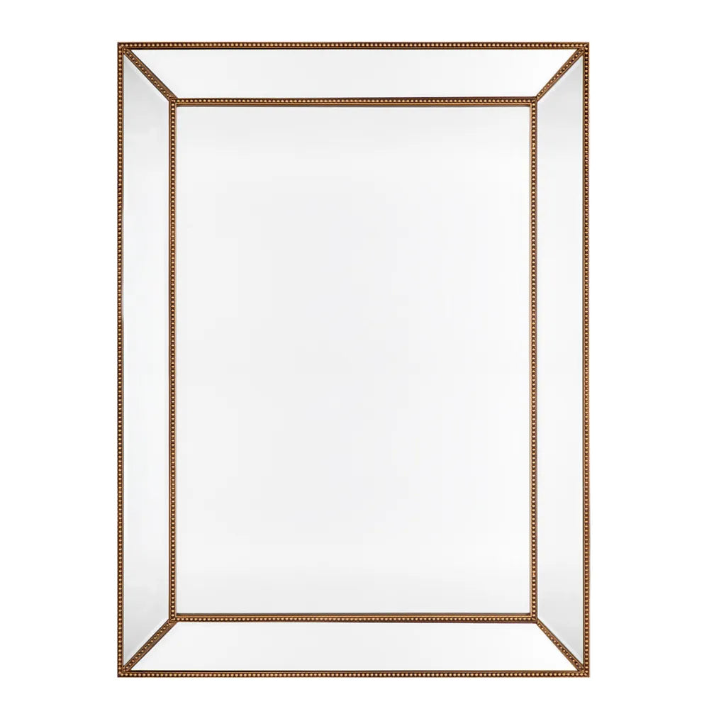 Zeta Wall Mirror - Large Antique Gold