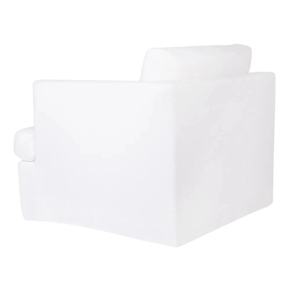 Birkshire Slip Cover Right Arm Facing Seat - White Linen