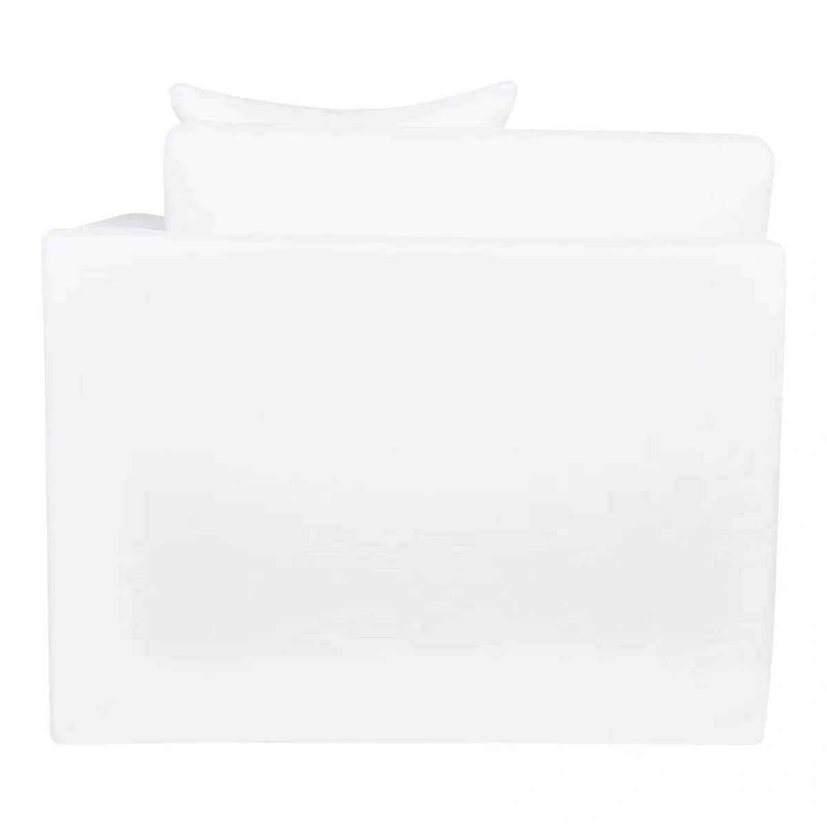 Birkshire Slip Cover Right Arm Facing Seat - White Linen