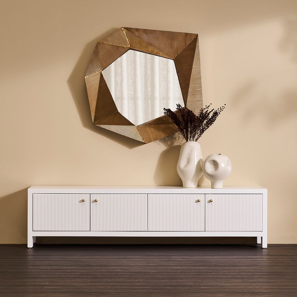 Ariana 200cm Entertainment Unit - Large White