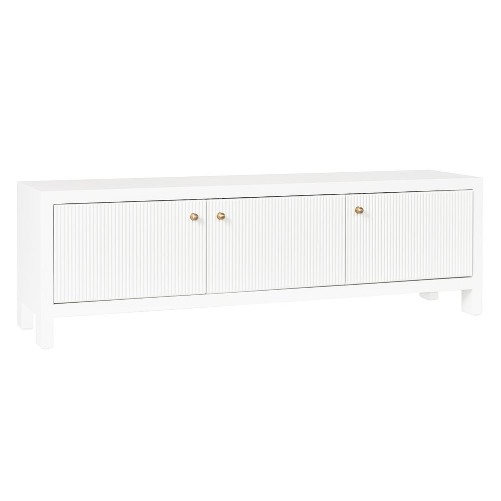 Ariana 160cm Entertainment Unit - Small White