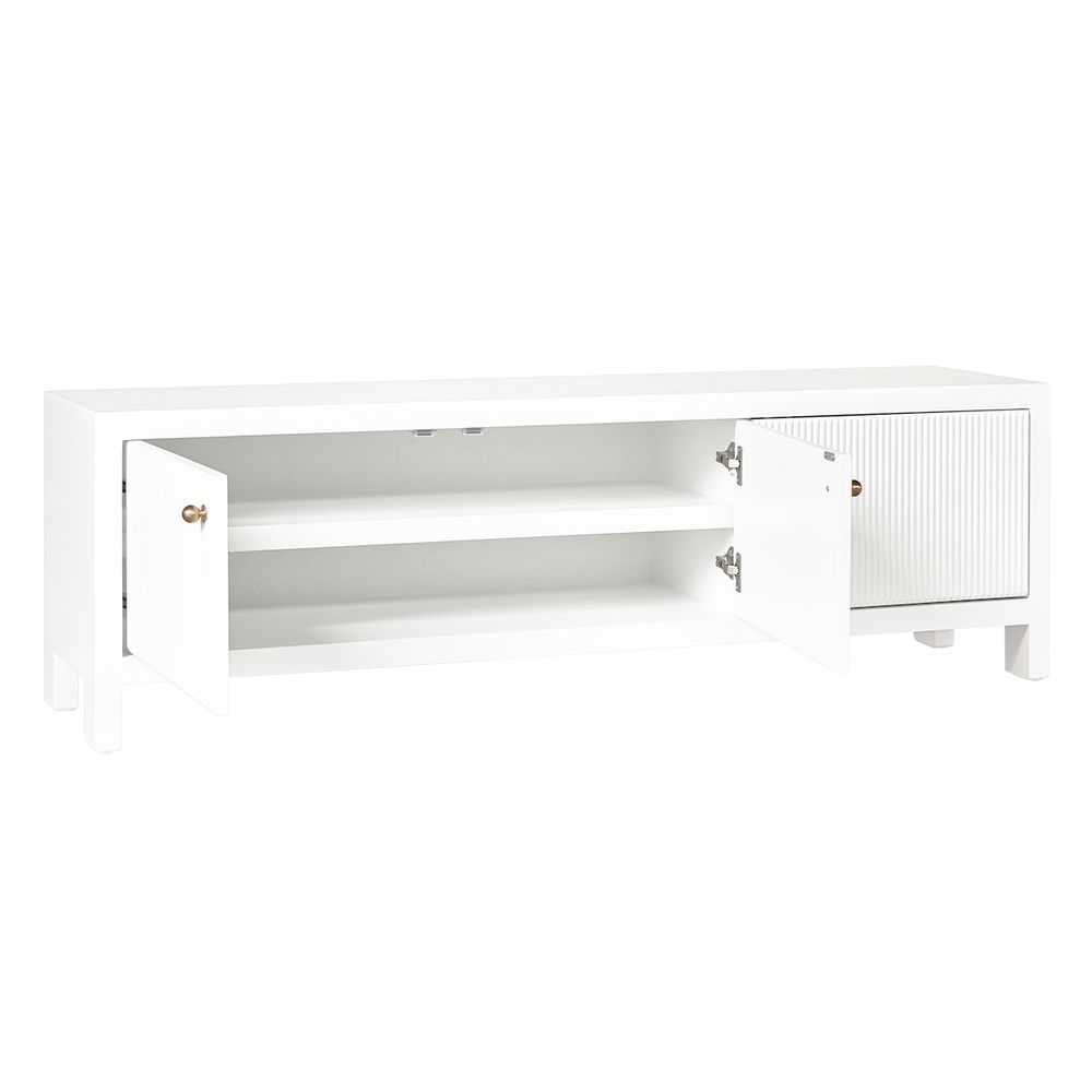 Ariana 160cm Entertainment Unit - Small White