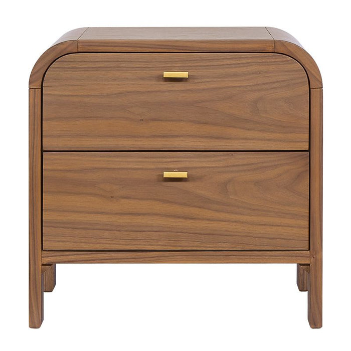 Chisholm Bedside Table - Walnut