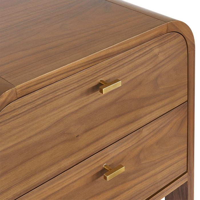 Chisholm Bedside Table - Walnut