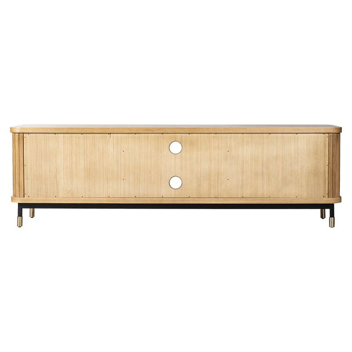 Sophia 200cm Oak Entertainment Unit - Natural