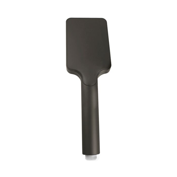 TARAN Shower Rail with Square Handheld Shower Piece - Brushed Gun Metal