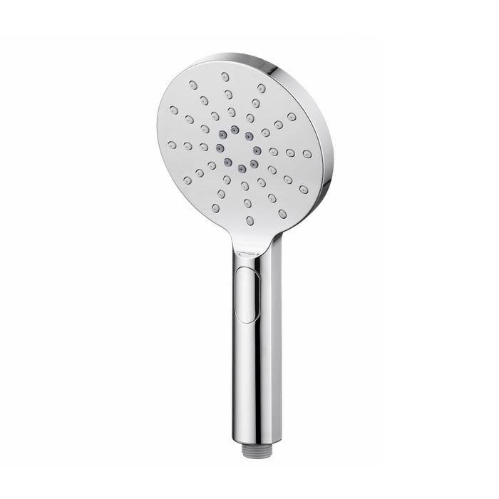 PAVIA Twin Shower Half Rail Top Inlet Round (200mm) - Chrome
