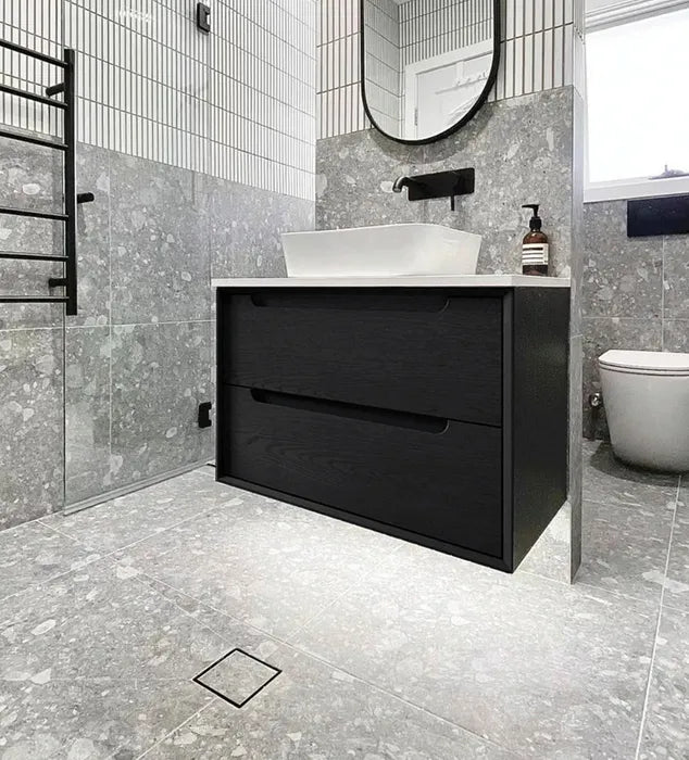 Smart Square Tile Waste (114 x 114mm) - Matte Black