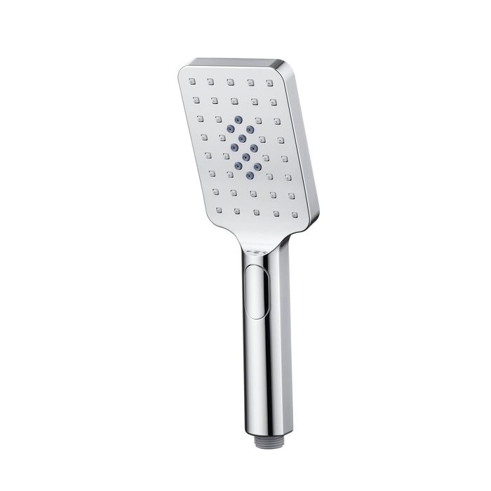 TARAN Twin Shower Half Rail Top Inlet Square (200mm) - Chrome