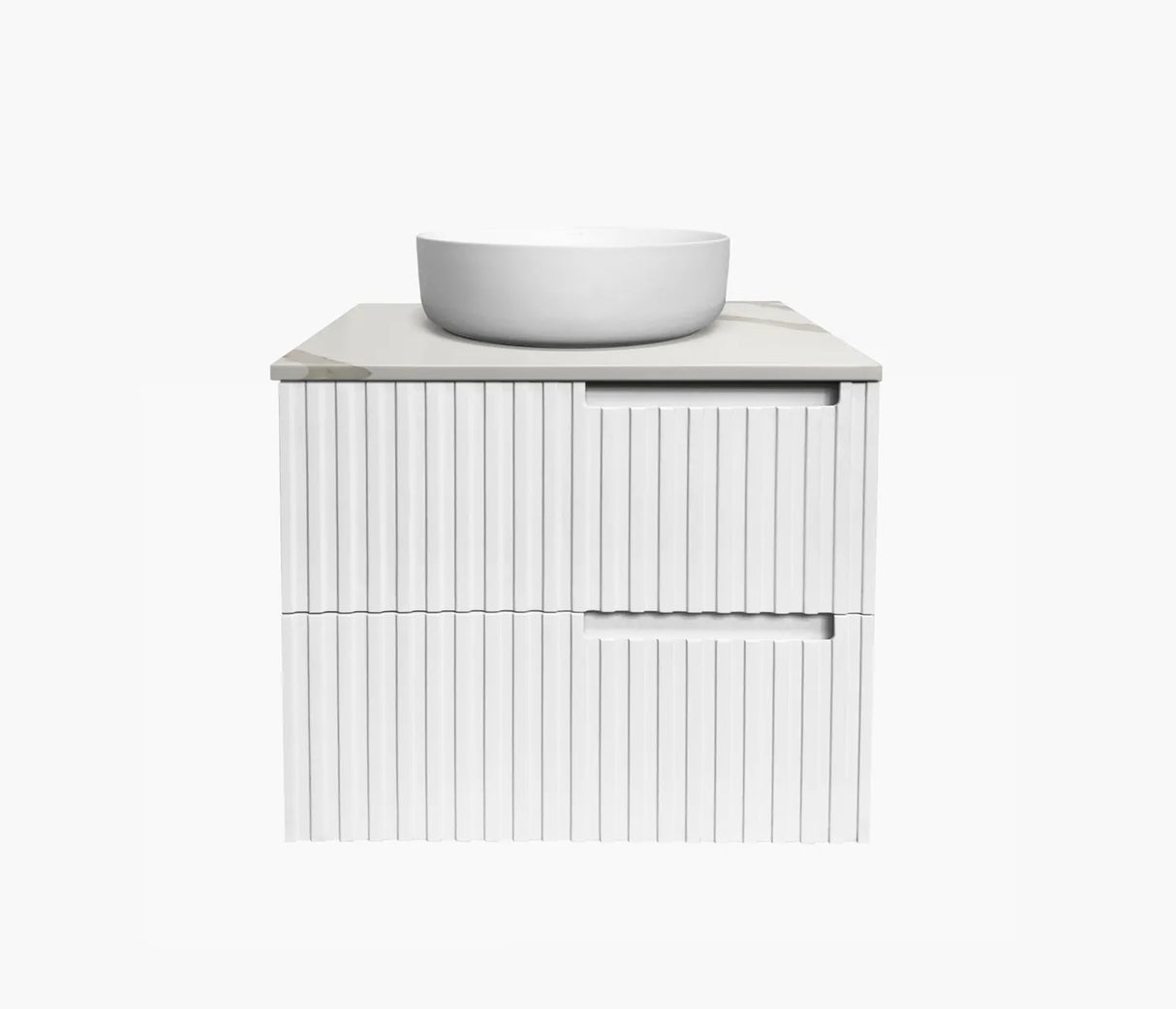 Vanity NOOSA Wall Hung 600mm Satin White