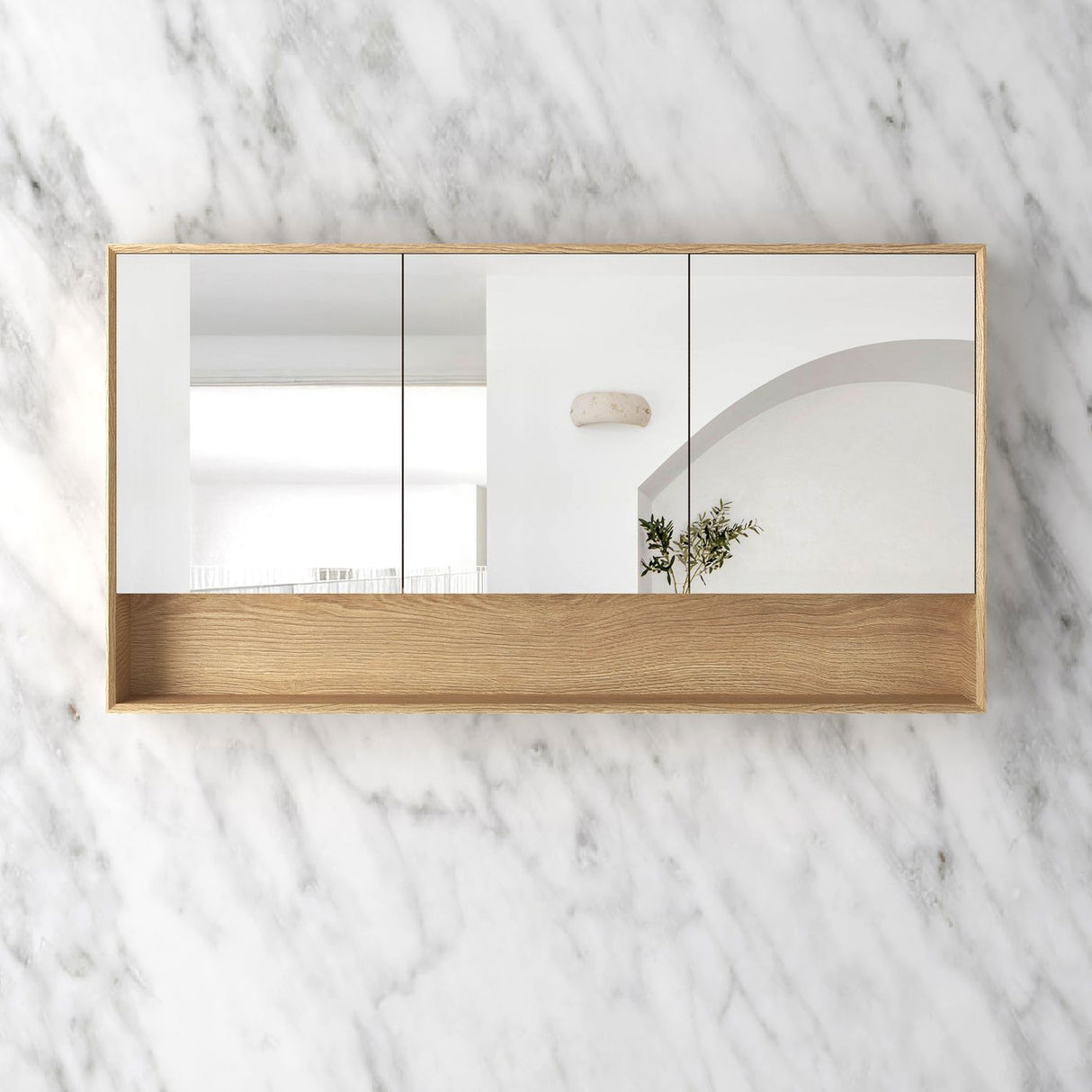 BYRON Woodland Oak Shaving Cabinet (Optional Sizes)