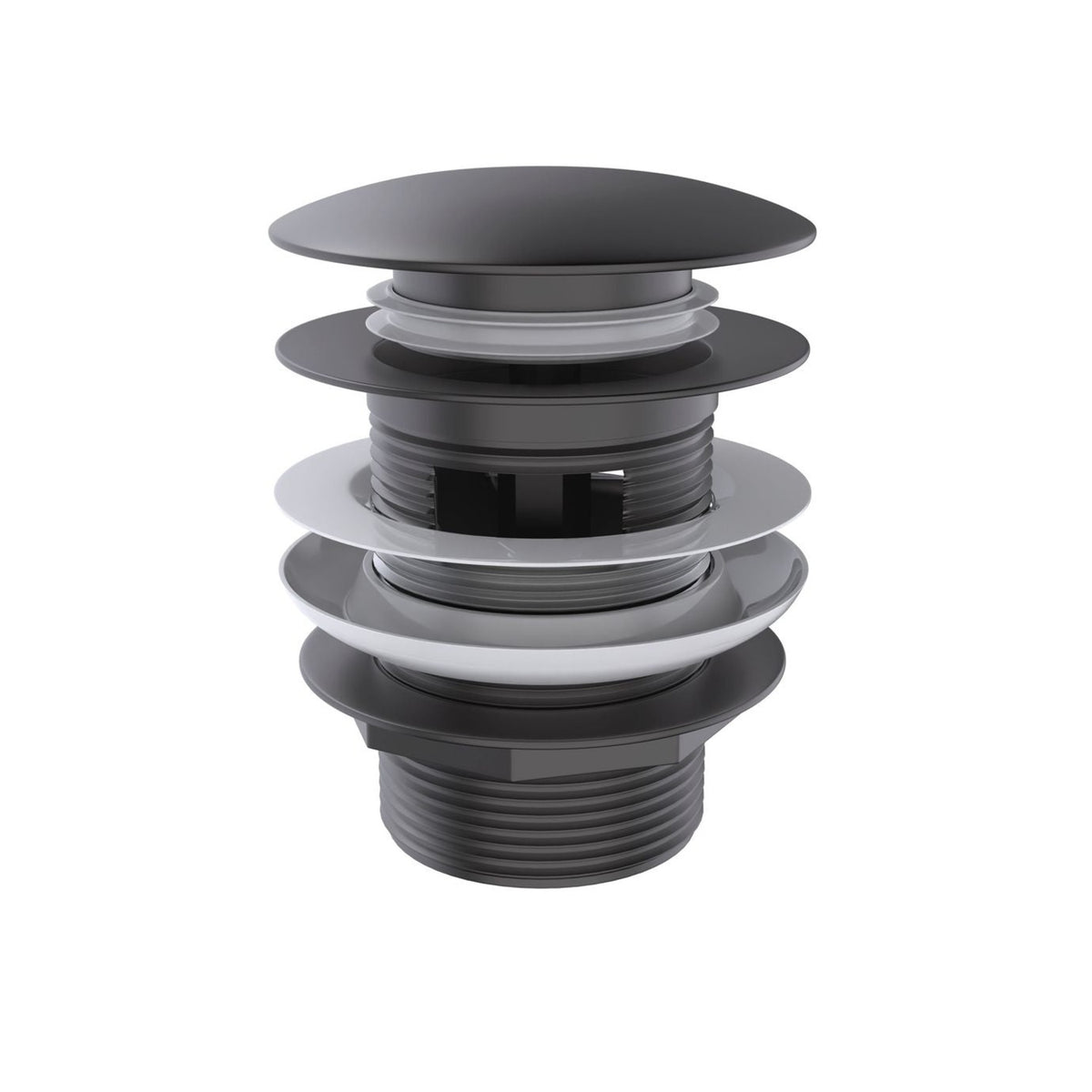 Otti Mushroom Bath Pull Out / Pop Up Waste with Overflow 40mm