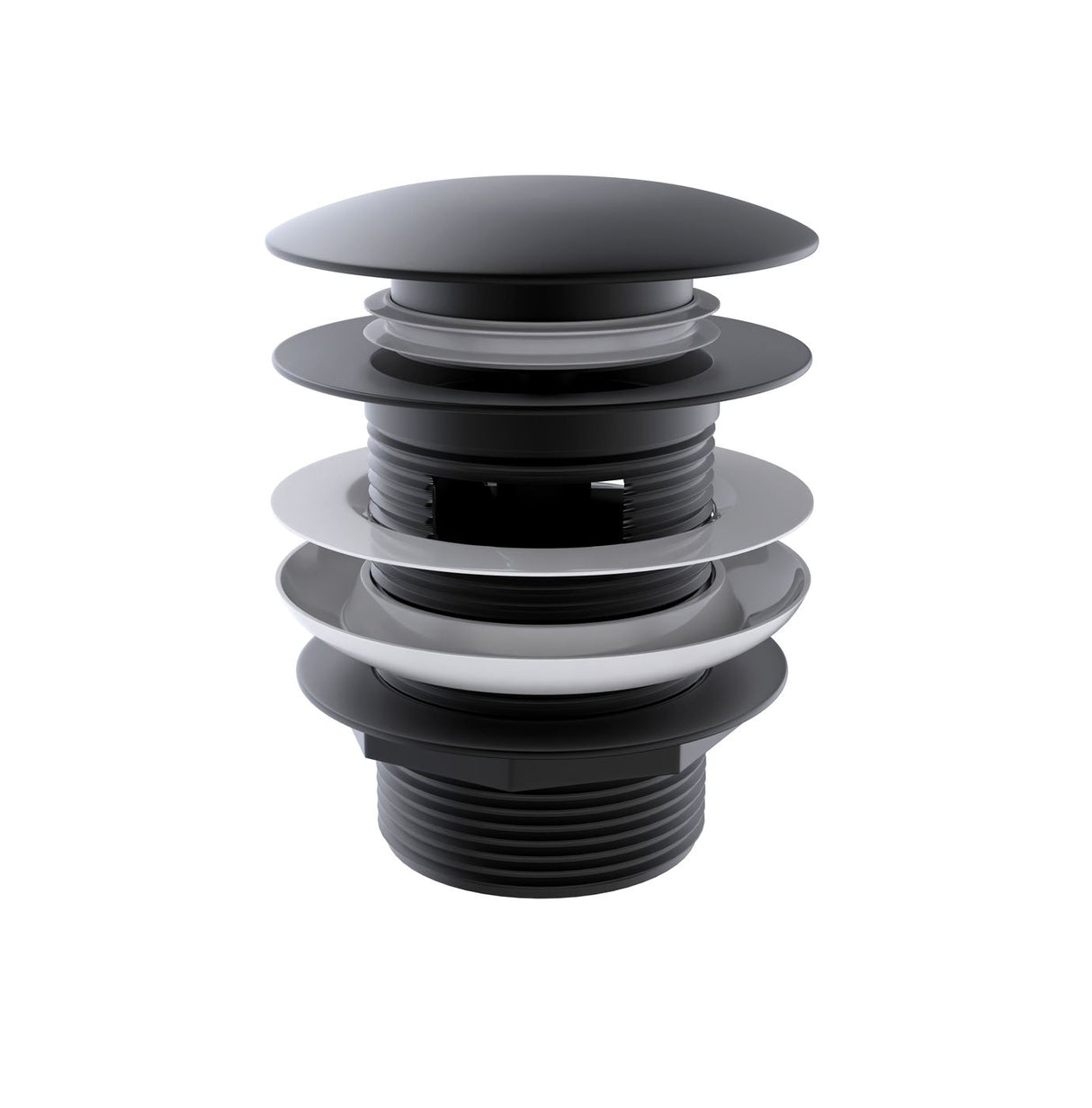 Otti Mushroom Bath Pull Out / Pop Up Waste with Overflow 40mm