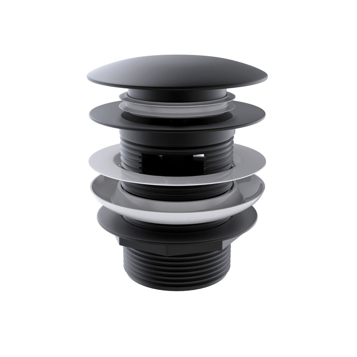 Otti Mushroom Bath Pull Out / Pop Up Waste with Overflow 40mm