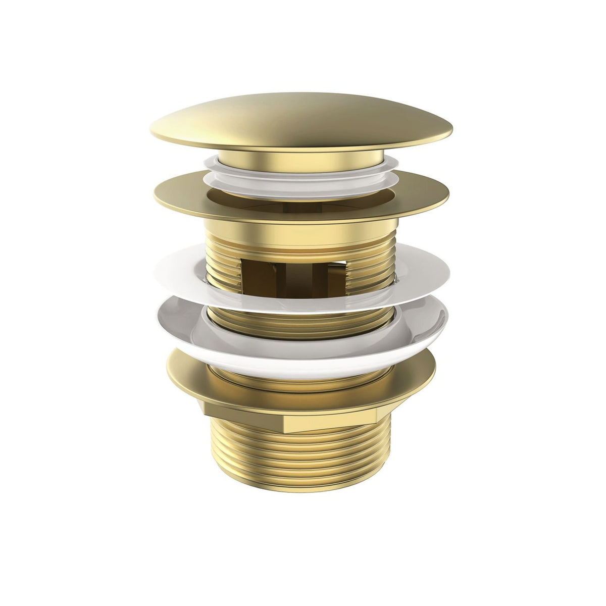 Otti Mushroom Bath Pull Out / Pop Up Waste with Overflow 40mm