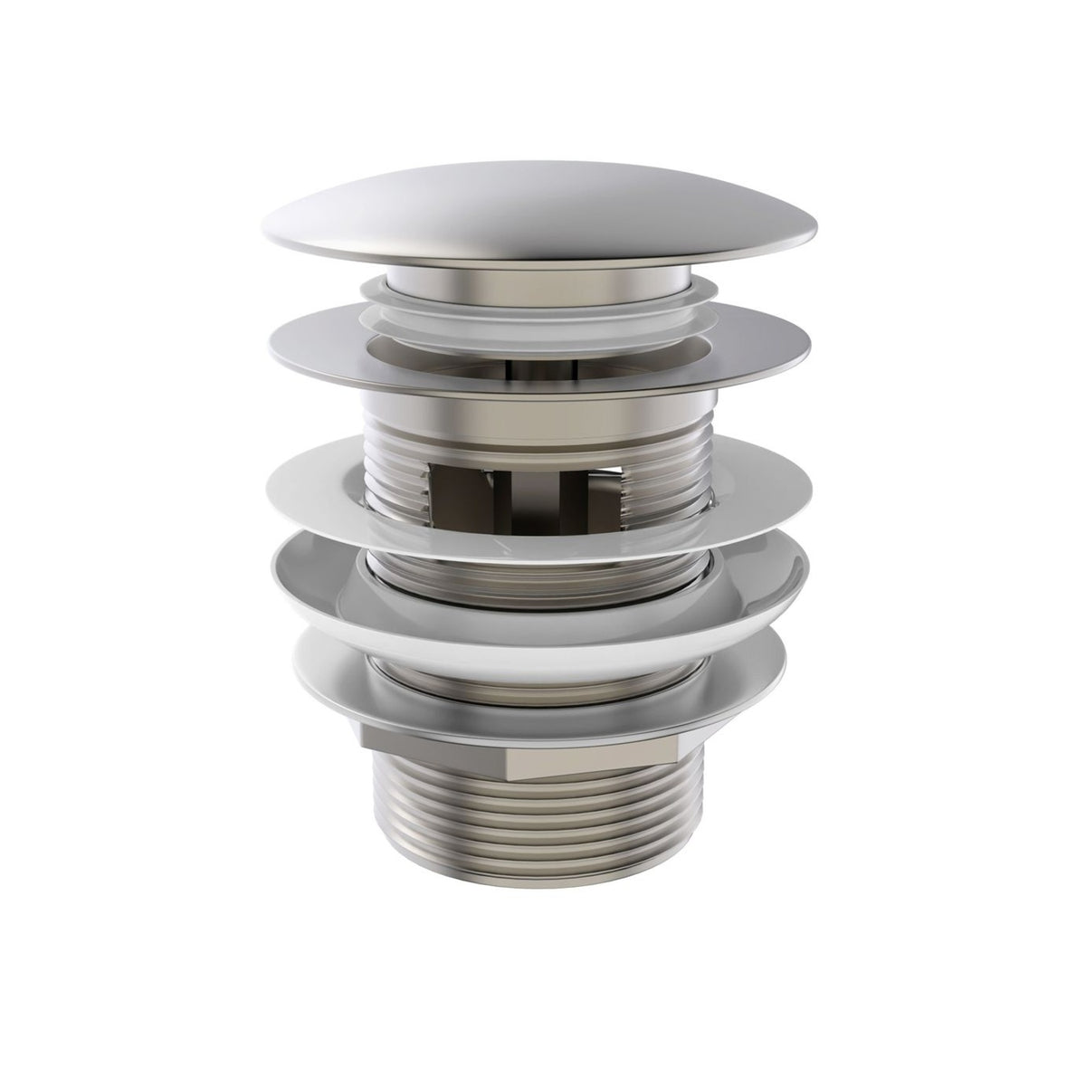 Otti Mushroom Bath Pull Out / Pop Up Waste with Overflow 40mm