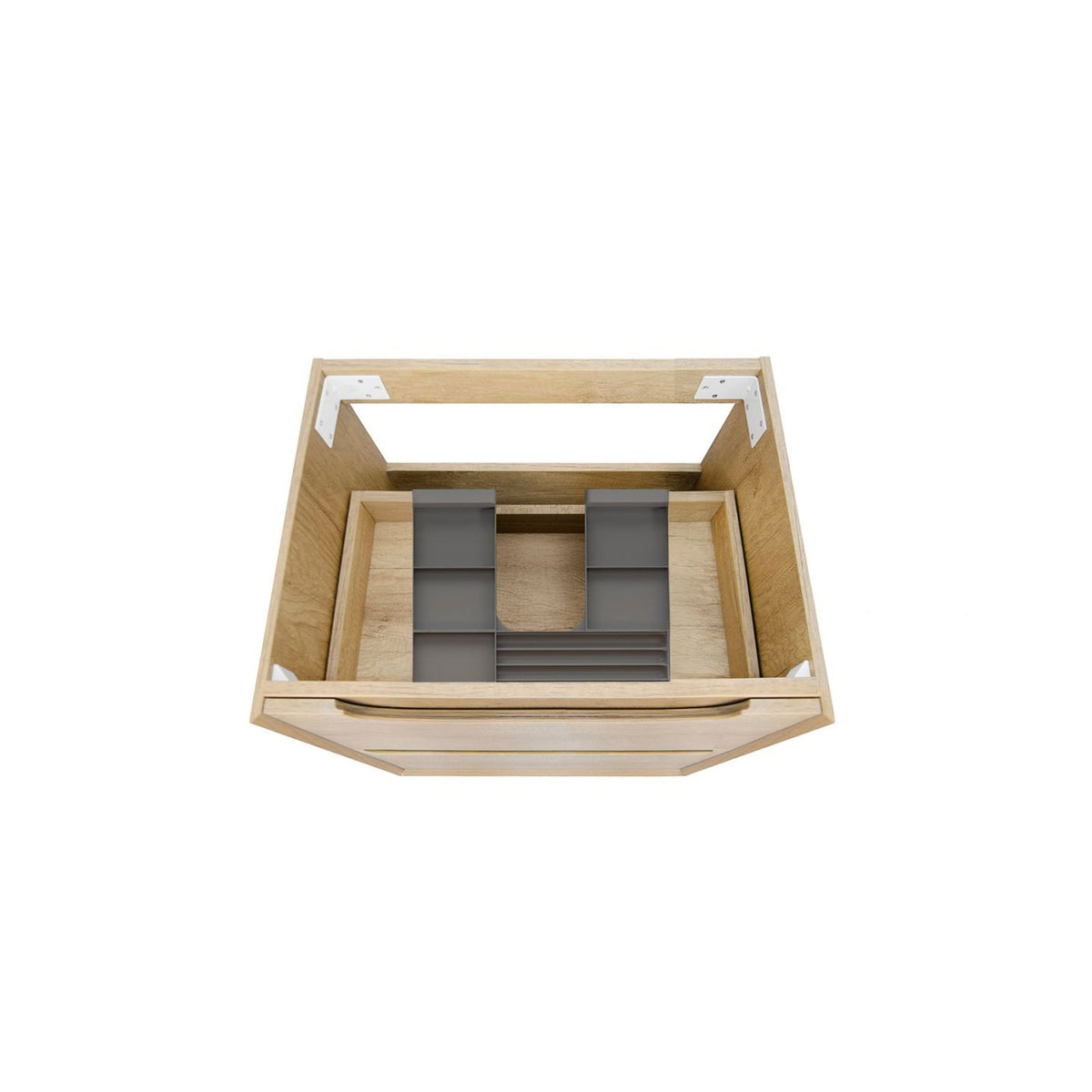BYRON Wall Hung Vanity 600mm Natural Oak