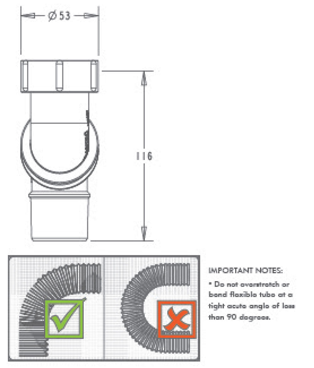 Bath Flex Hose Connector Flexible Tube