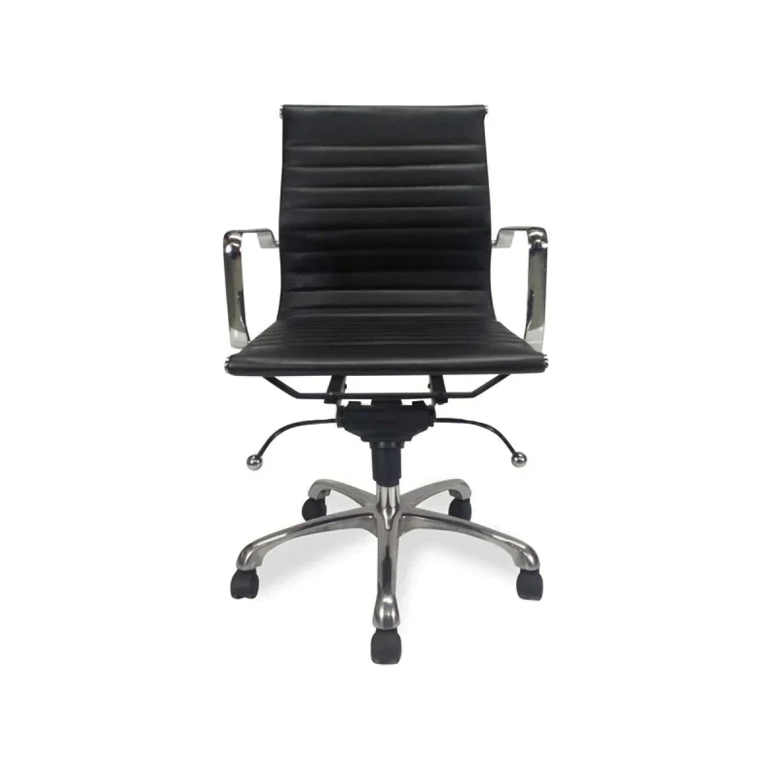 Calibre COC216 Leather Office Chair - Black